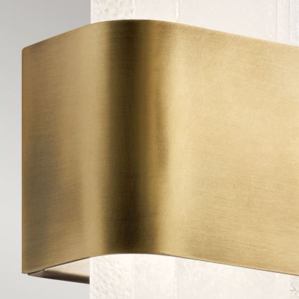 Kichler - LED væglampe SERENE LED/16W/230V messing