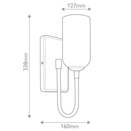 Kichler - LED væglampe til badeværelse SOLIA 1xG9/3W/230V IP44 mat krom