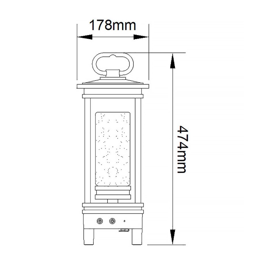 Kichler - LED Udendørs genopladelig bordlampe med højttaler SOUTH HOPE LED/3W/230V 8800 mAh IP44