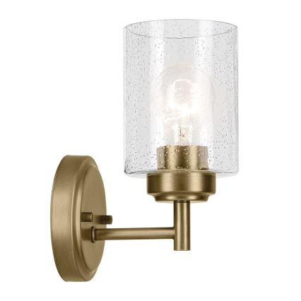 Kichler - Væglampe WINSLOW 1xE27/60W/230V messing