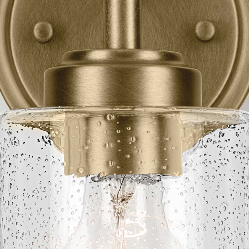 Kichler - Væglampe WINSLOW 1xE27/60W/230V messing