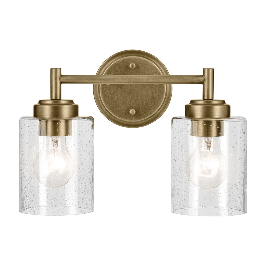 Kichler - Væglampe WINSLOW 2xE27/60W/230V messing