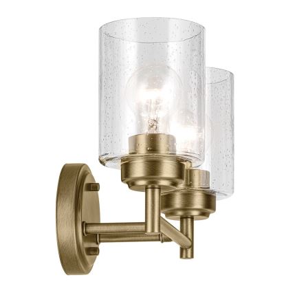 Kichler - Væglampe WINSLOW 2xE27/60W/230V messing