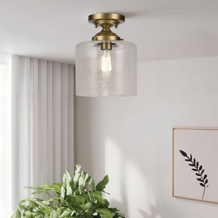 Kichler - Loftlampe WINSLOW 1xE27/60W/230V diameter 21,6 cm messing
