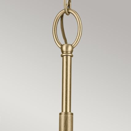 Kichler - Pendel med kædeophæng WINSLOW 3xE27/60W/230V diameter 45,8 cm messing