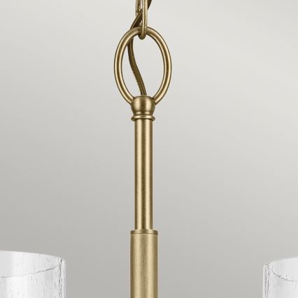Kichler - Pendel med kædeophæng WINSLOW 5xE27/60W/230V diameter 50,2 cm messing