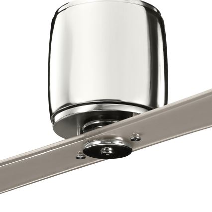 Kichler - Loftventilator FERRON skinnende krom + fjernbetjening
