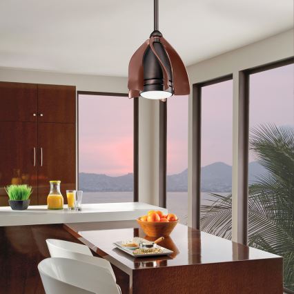 Kichler - LED loftventilator dæmpbar TERNA LED/10W/230V bronze/brun + fjernbetjening