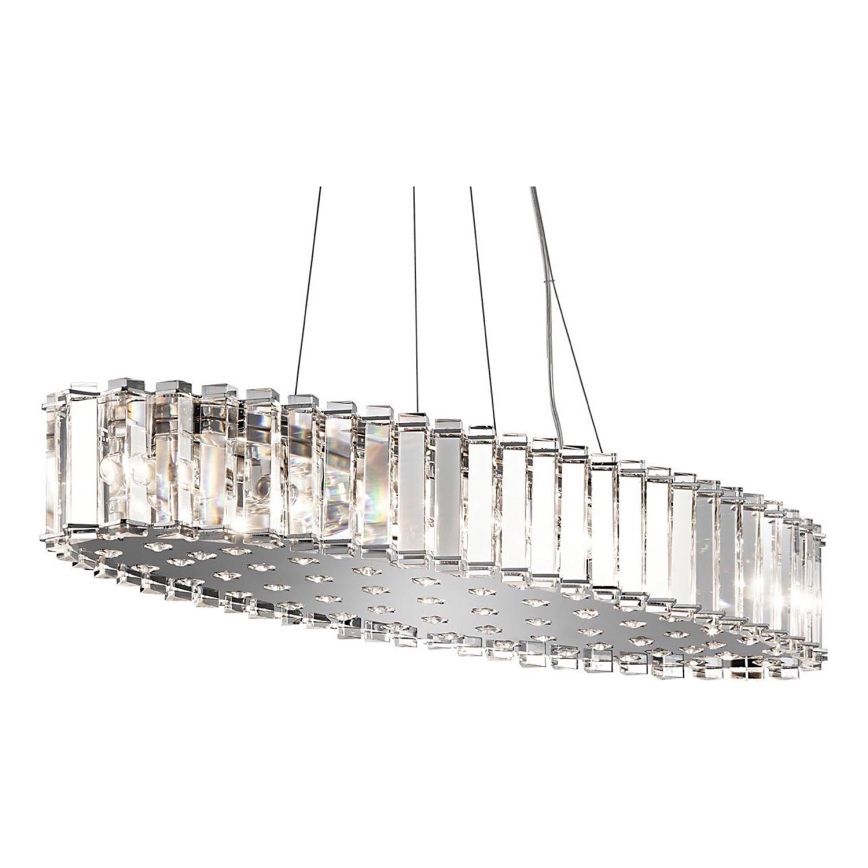 Kichler - LED pendel til badeværelse CRYSTAL SKYE 12xG9/3W/230V IP44