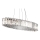 Kichler - LED pendel til badeværelse CRYSTAL SKYE 12xG9/3W/230V IP44