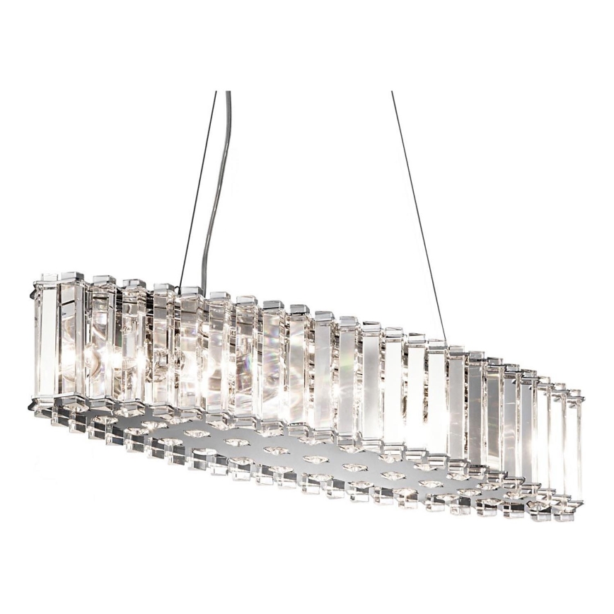 Kichler - LED pendel til badeværelse CRYSTAL SKYE 8xG9/3W/230V IP44