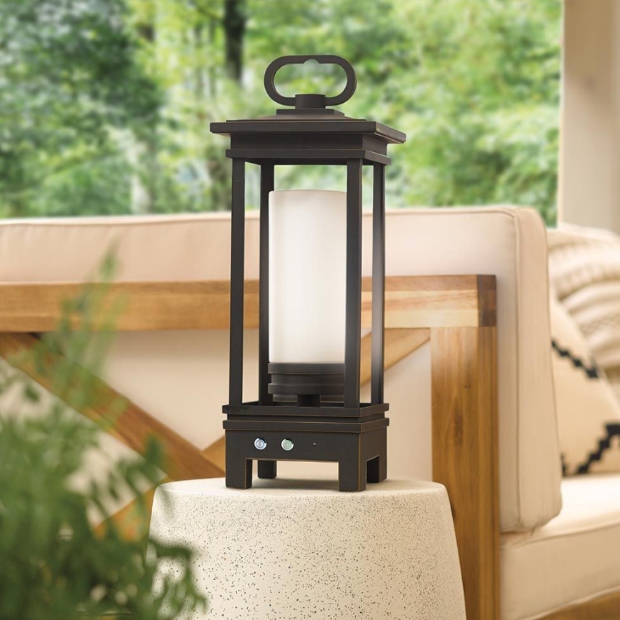 Kichler - LED Udendørs genopladelig bordlampe med højttaler SOUTH HOPE LED/3W/230V 8800 mAh IP44