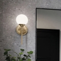 Kichler - LED væglampe til badeværelse BENNO 1xG9/3W/230V IP44 messing