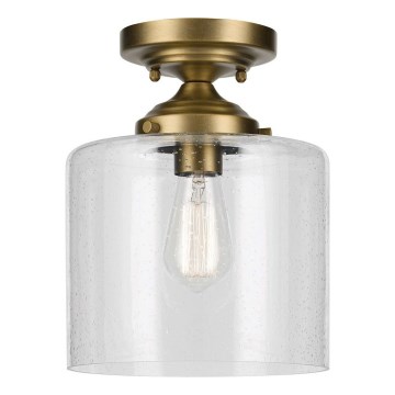 Kichler - Loftlampe WINSLOW 1xE27/60W/230V diameter 21,6 cm messing