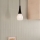 Kichler - Lysekrone på stang DEELA 1xE27/60W/230V Ø 17,8 cm sort