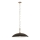 Kichler - Pendel med kædeophæng DELAROSA 1xE27/60W/230V sort/messing