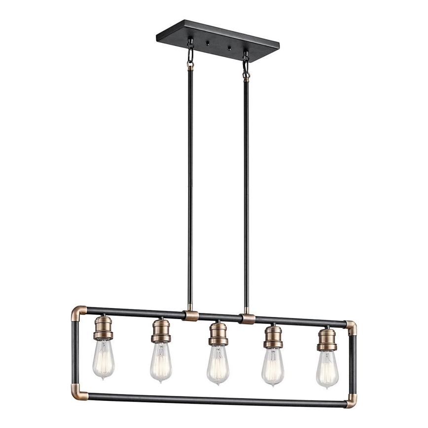 Kichler - Pendellampe IMAHN 5xE27/60W/230V