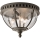 Kichler - Udendørs loftlampe HALLERON 3xE14/40W/230V IP44 antracit