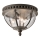 Kichler - Udendørs loftlampe HALLERON 3xE14/40W/230V IP44 antracit