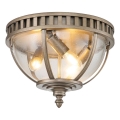 Kichler - Udendørs loftlampe HALLERON 3xE14/40W/230V IP44