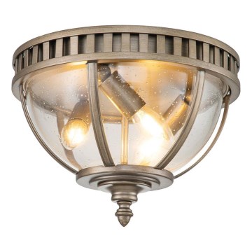 Kichler - Udendørs loftlampe HALLERON 3xE14/40W/230V IP44