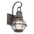 Kichler - Udendørs væglampe BRIDGE POINT 1xE27/60W/230V IP44 bronze