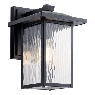 Kichler - Udendørs væglampe CAPPANNA 1xE27/60W/230V IP44 sort
