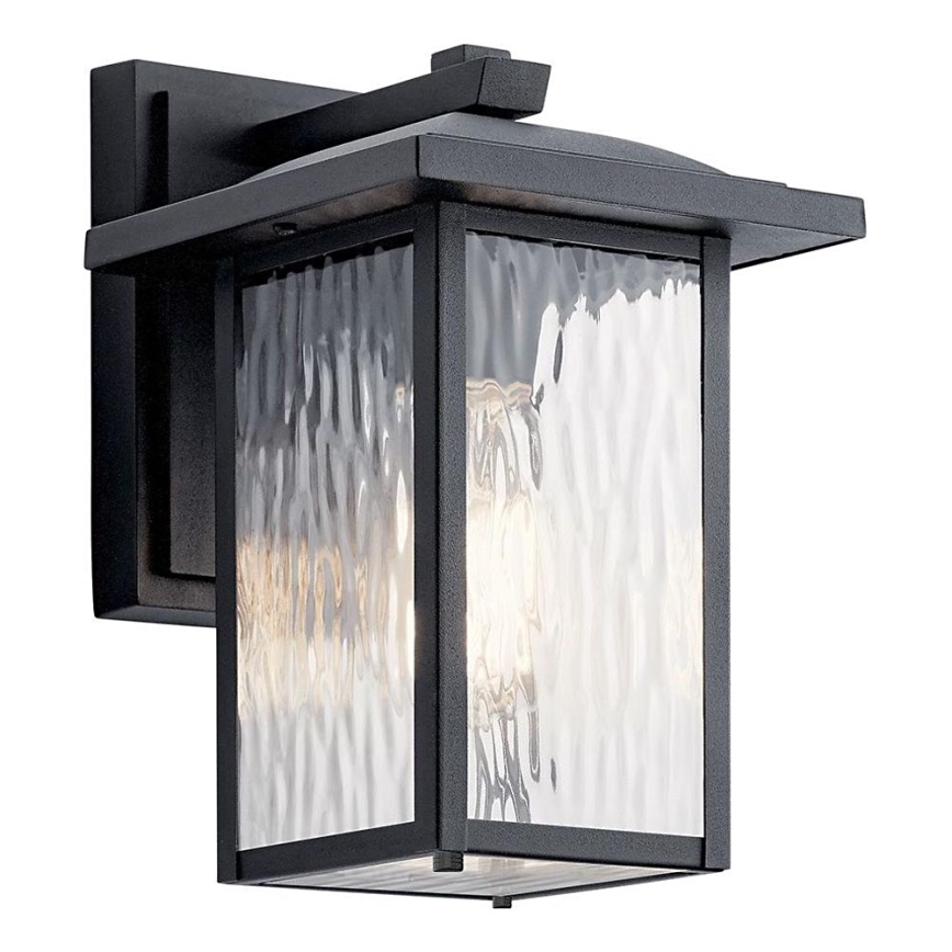 Kichler - Udendørs væglampe CAPPANNA 1xE27/60W/230V IP44 sort