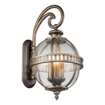 Kichler - Udendørs væglampe HALLERON 3xE14/40W/230V IP44