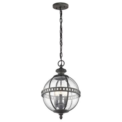 Kichler - Udendørspendel m. kædeophæng HALLERON 3xE14/60W/230V IP44