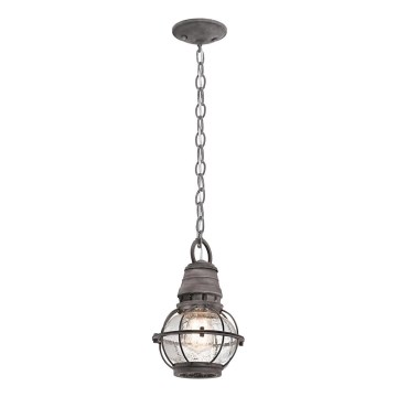 Kichler - Udendørspendel med kædeophæng BRIDGE POINT 1xE27/60W/230V IP44