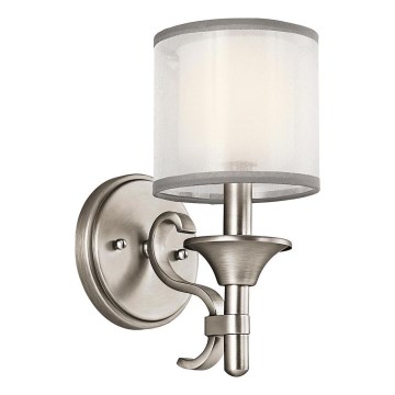 Kichler - Væglampe LACEY 1xE14/40W/230V mat krom