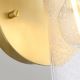 Kichler -  Væglampe til badeværelse BRAELYN 1xE27/40W/230V IP44 gylden