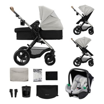 KINDERKRAFT - 3-i-1 kombivogn MOOV 2 XL Air Grey
