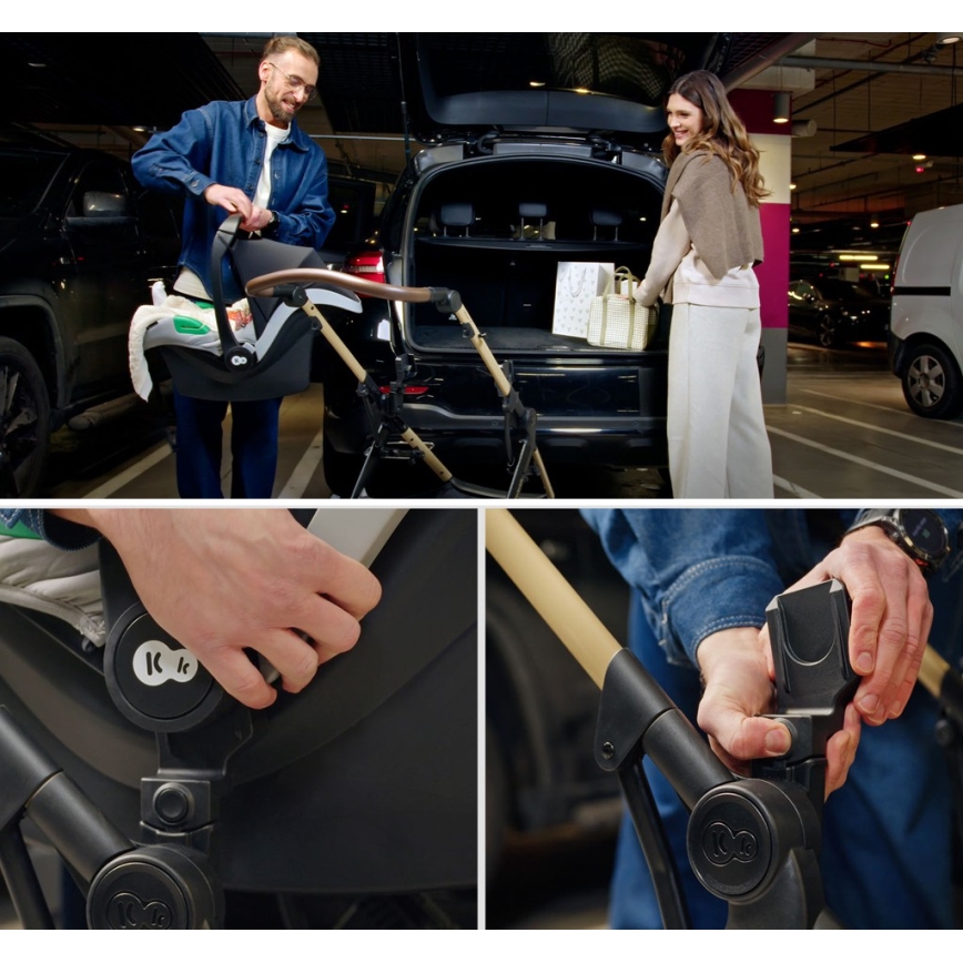 KINDERKRAFT - 3-i-1 kombivogn MOOV 2 XL Air Grey