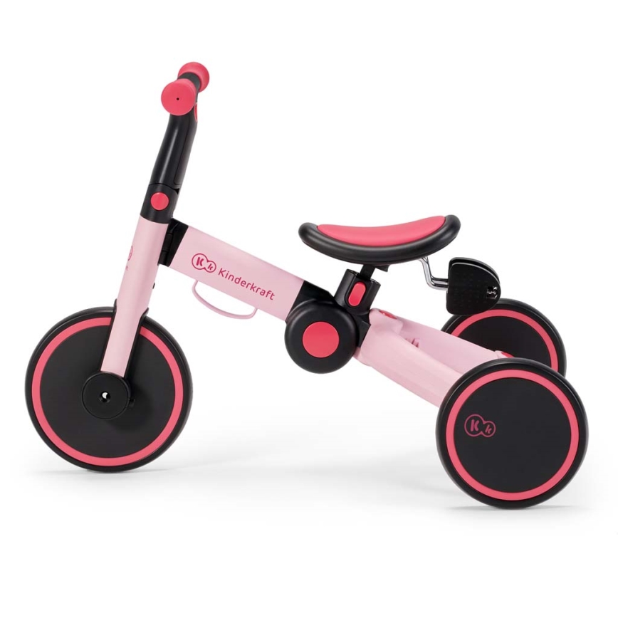 KINDERKRAFT - Børne løbecykel 3-i-1 4TRIKE pink