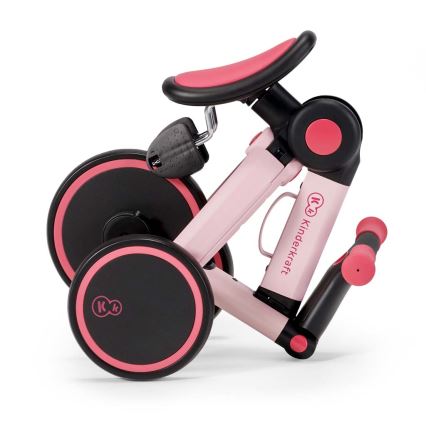 KINDERKRAFT - Børne løbecykel 3-i-1 4TRIKE pink