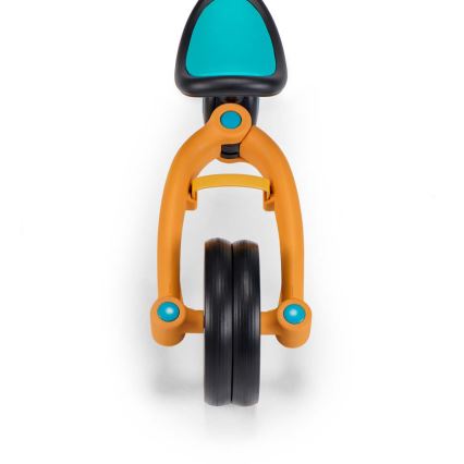 KINDERKRAFT - Børne løbecykel 3-i-1 4TRIKE gul/turkis