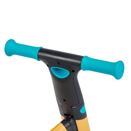 KINDERKRAFT - Børne løbecykel 3-i-1 4TRIKE gul/turkis