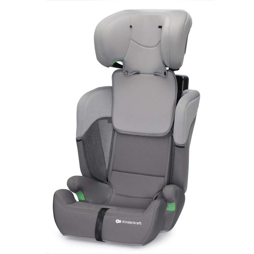 KINDERKRAFT - Autostol COMFORT UP i-Str. (76-150 cm) lysegrå