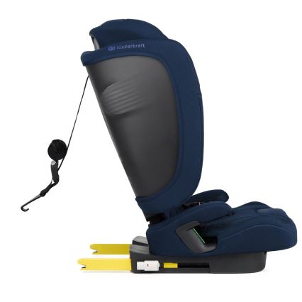 KINDERKRAFT - Autostol FIX2GO i-Size 76-150 cm blå