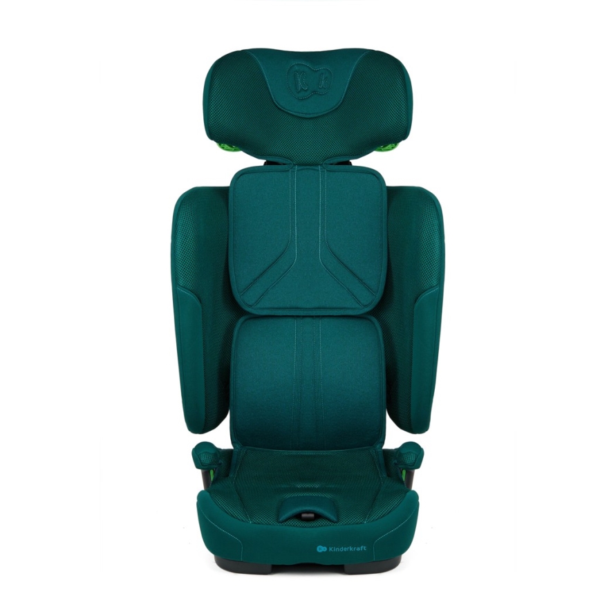 KINDERKRAFT - Autostol FIX2GO i-Size 76-150 cm turkis