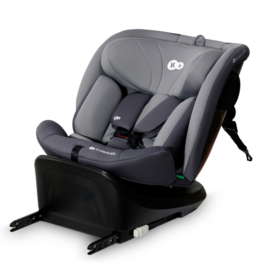 KINDERKRAFT - Autostol I-GROW i-Str. (40-150 cm) grå