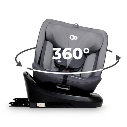 KINDERKRAFT - Autostol I-GROW i-Str. (40-150 cm) grå