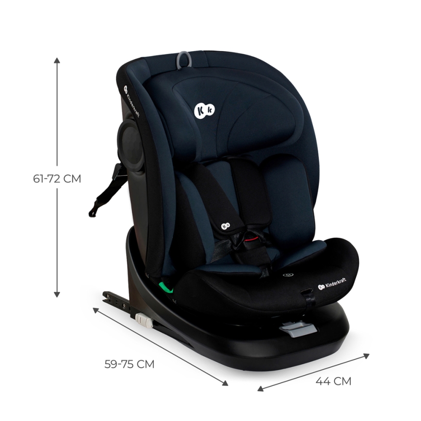 KINDERKRAFT - Autostol I-GROW i-Str. (40-150 cm) sort