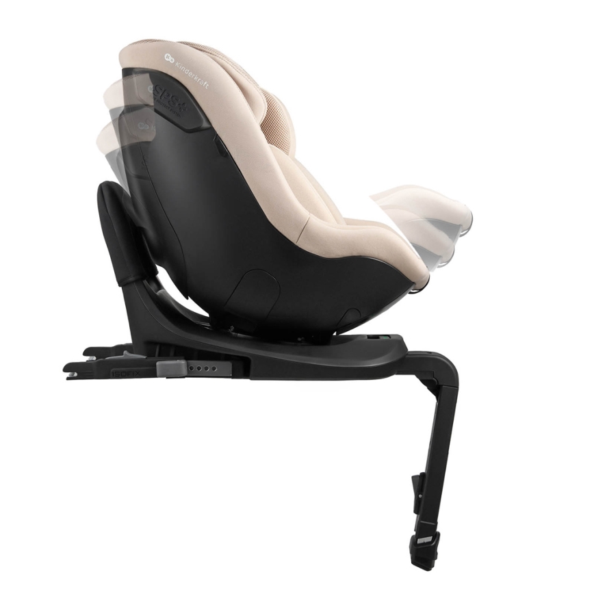 KINDERKRAFT - Autostol I-GUARD i-Size 40-105 cm beige