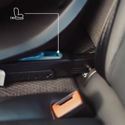 KINDERKRAFT - Autostol I-GUARD i-Size 40-105 cm sort