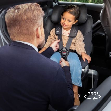 KINDERKRAFT - Autostol I-GUARD PRO i-Size 61-105 cm sort