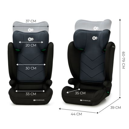 KINDERKRAFT - Autostol I-SPARK i-Str. (100-150 cm) sort