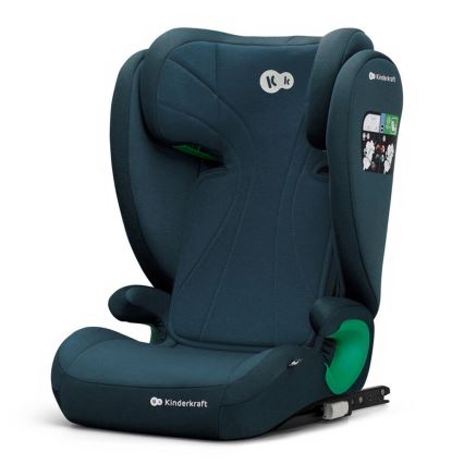 KINDERKRAFT - Autostol JUNIOR FIX 2 (100-150 cm) Harbor blå